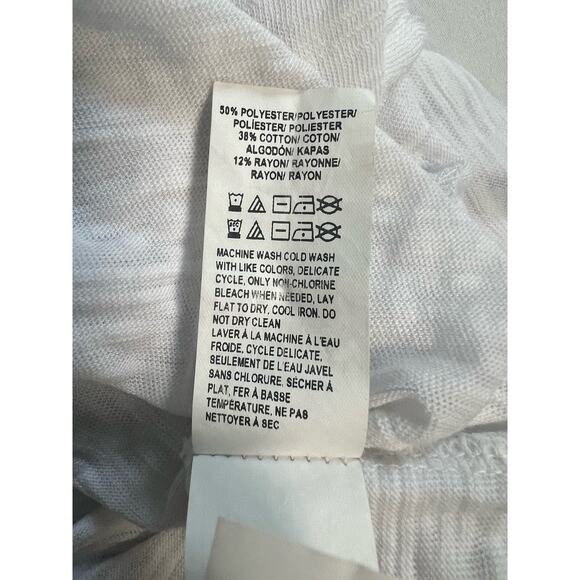 Lucky Brand White Tank Shirt Size Medium - Picture 9 of 9